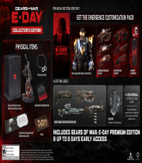 XBOX Wireless Controller - Gears of War: E-Day Limited Edition (controller)